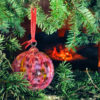 Pink Glass Ornament