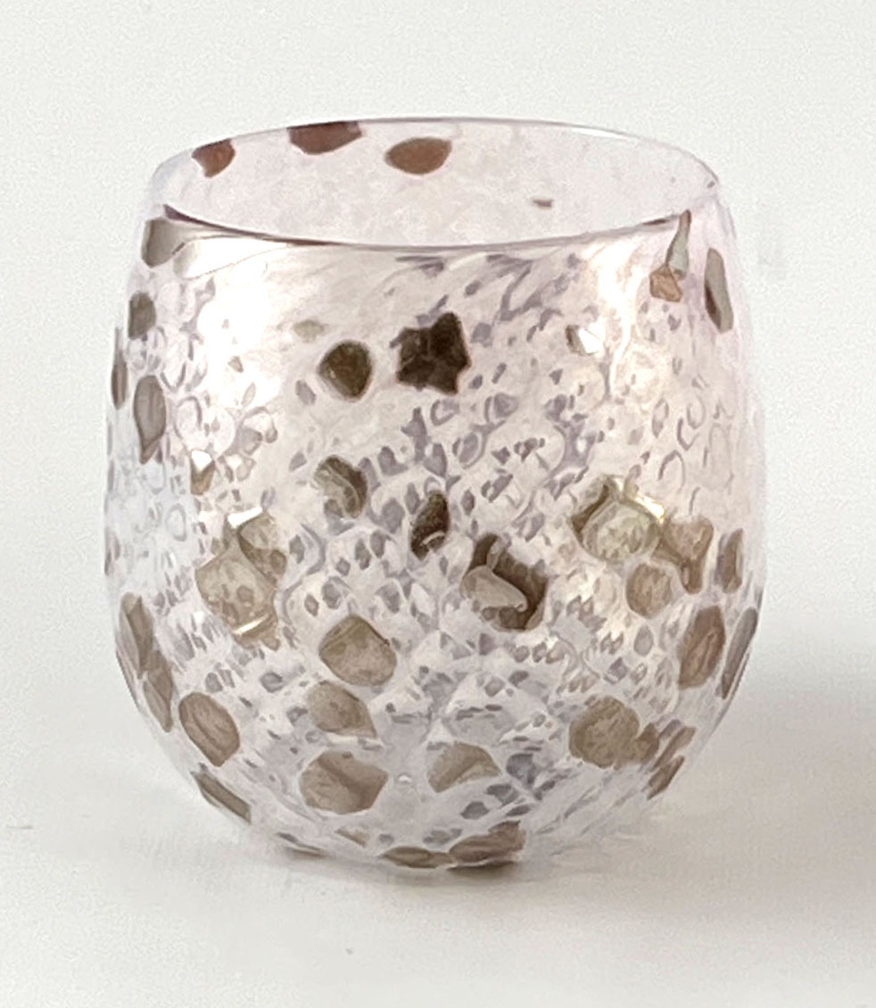 Pink Wisp Diamond Facet Tumbler Pink Wisp Diamond Facet Tumbler